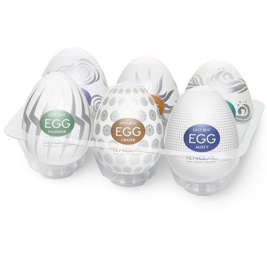 TENGA - MASTURBATOR EGG MODEL II PACKUNG 6 EINHEITEN