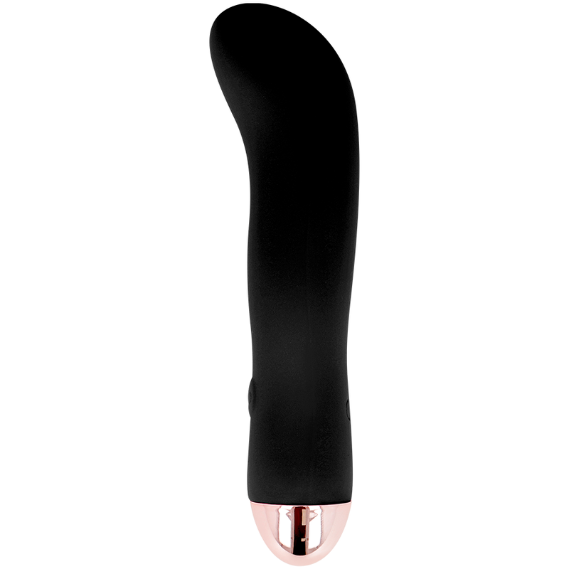 DOLCE VITA - AUFLADBARER VIBRATOR ZWEI SCHWARZ 7 GESCHWINDIGKEIT