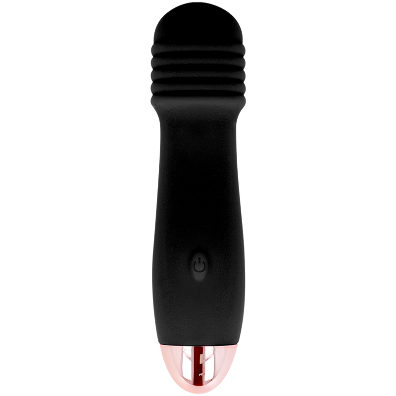 DOLCE VITA - AUFLADBARER VIBRATOR DREI SCHWARZ 7 GESCHWINDIGKEIT