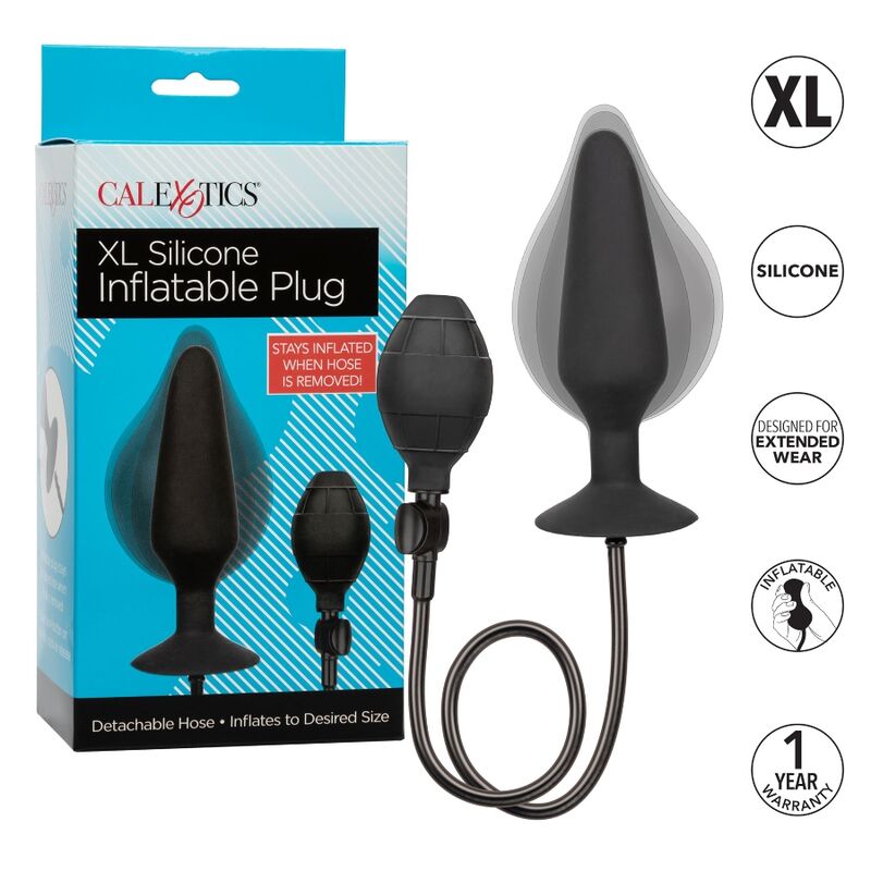 CALEXOTICS - XL SILIKON-AUFBLASBARER STECKER