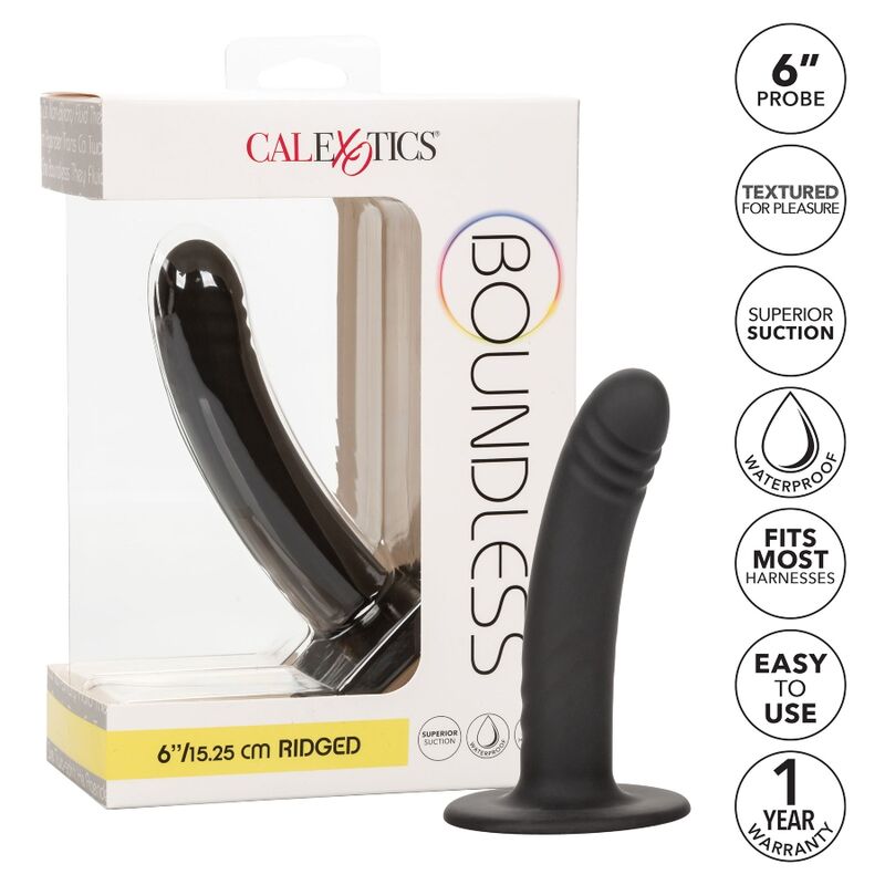 CALEXOTICS - BOUNDLESS DILDO 15.25 CM GURT KOMPATIBEL