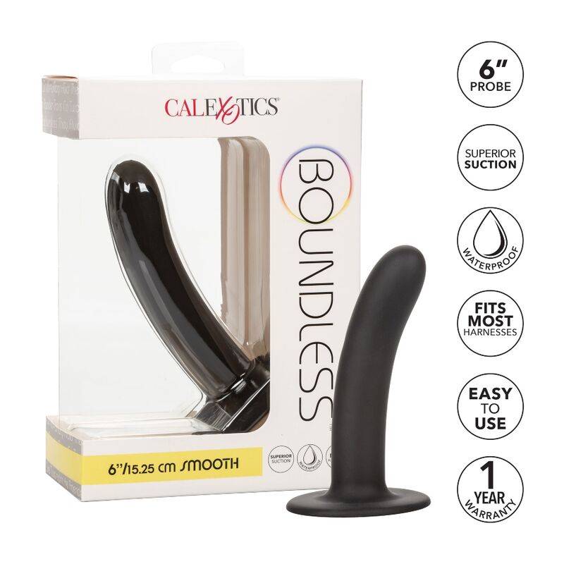 CALEXOTICS - BOUNDLESS DILDO 15.25 CM GURT KOMPATIBEL GLATT