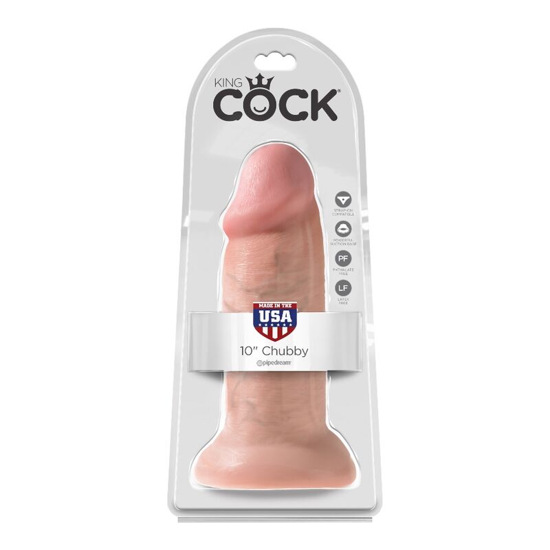 KING COCK - REALISTISCHER DILDO CHUBBY 25.4 CM