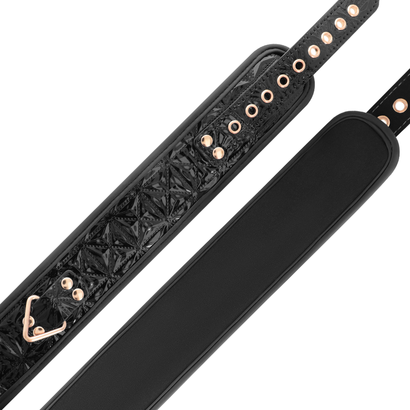 BEGME - BLACK EDITION PREMIUM VEGANER LEDERHALSBAND