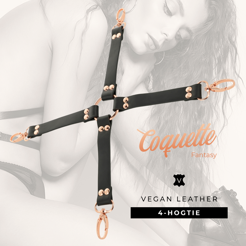 COQUETTE CHIC DESIRE - FANTASY HOG TIE VEGANES LEDER