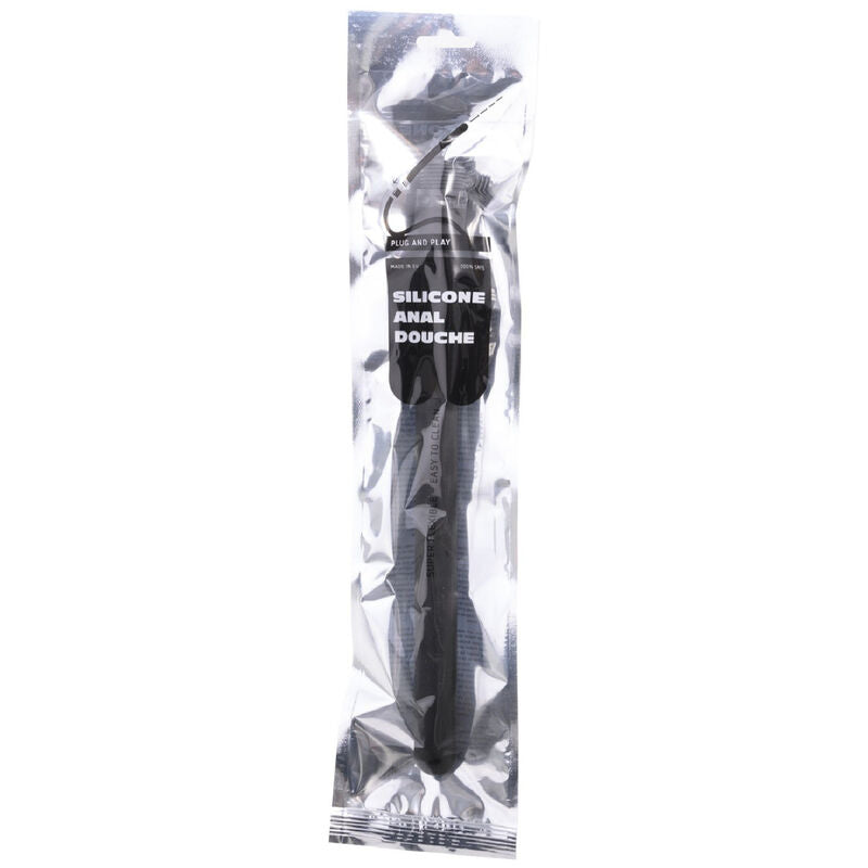 ALL BLACK - MEGA RIPPLE SHOWER ANAL SILIKON 28,5 CM