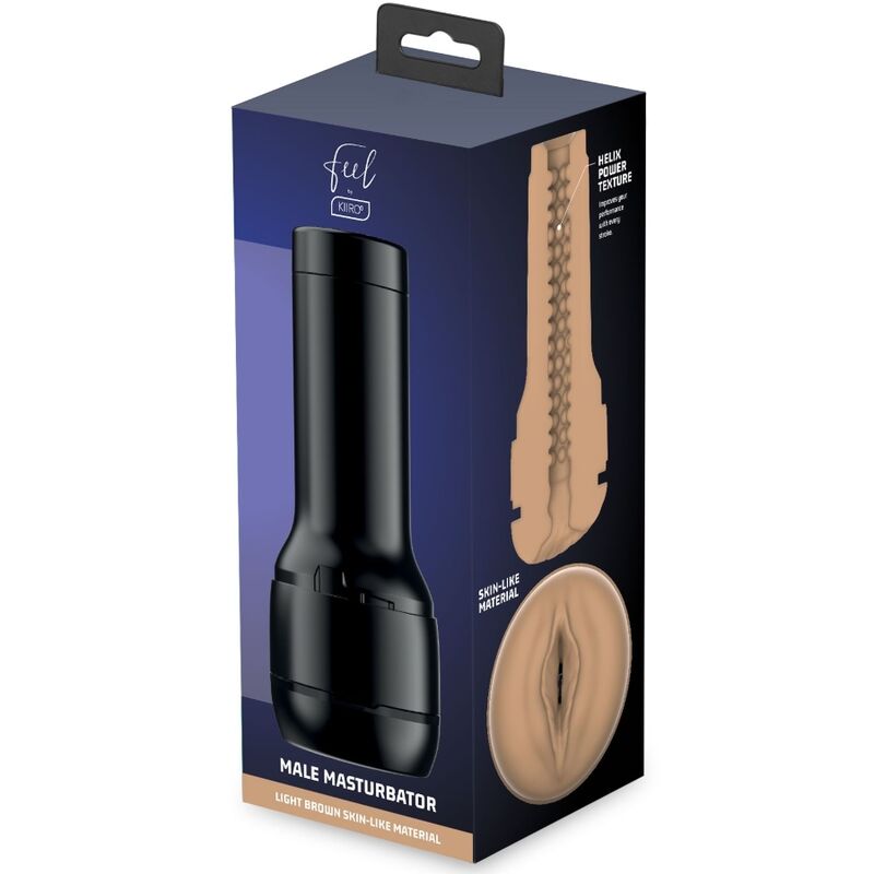 KIIROO - FEEL STROKER MASTURBATOR STIMULATOR - HELLBRAUN