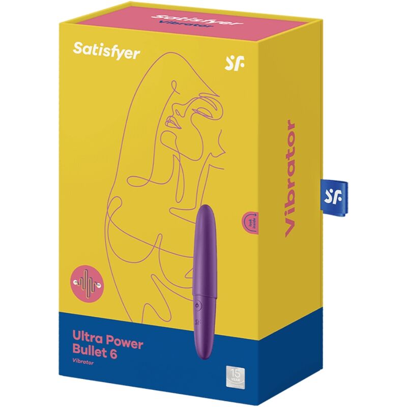 SATISFYER - ULTRA POWER BULLET 6 LILA