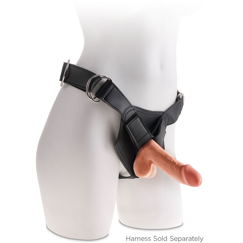 KING COCK - PLUS 3D DILDO MIT EIER 17 CM