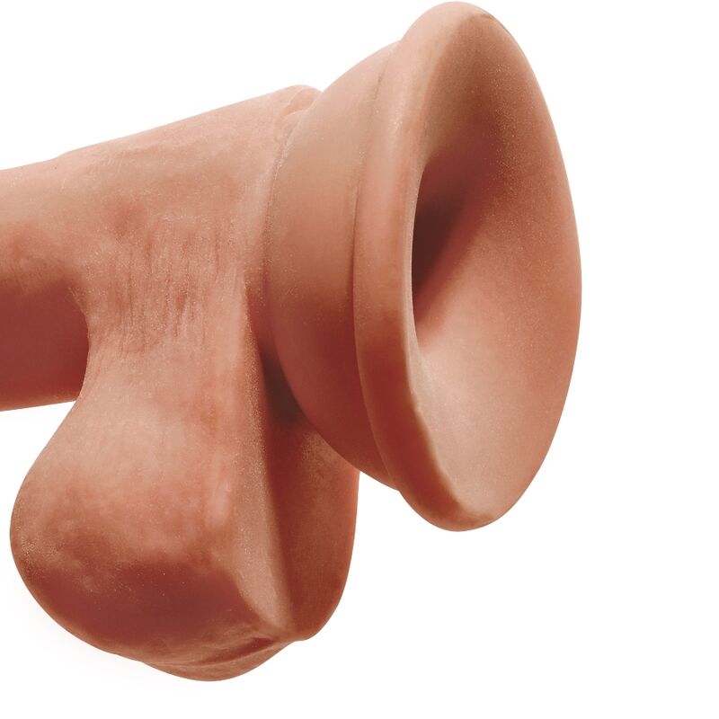 KING COCK - PLUS 3D DILDO MIT EIER 17 CM