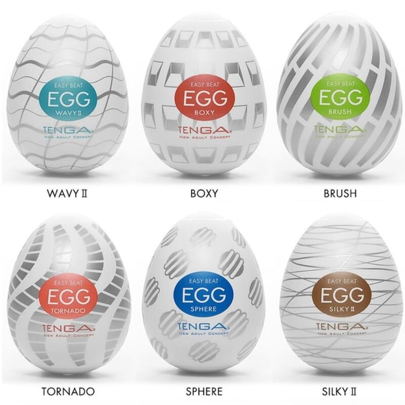 TENGA - EASY BEAT MASTURBATOR EGG PACK 6 EINHEITEN