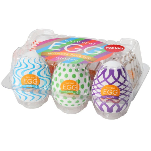 TENGA - WONDER EGG MASTURBADORE PACK 6 EINHEITEN