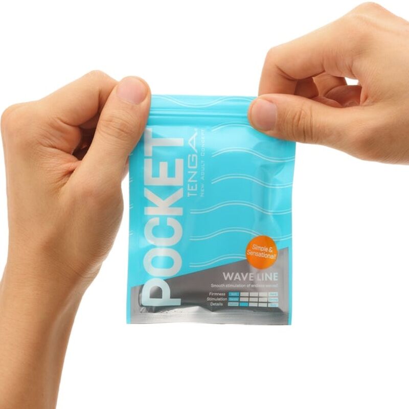 TENGA - WAVE LINE POCKET MASTURBATOR