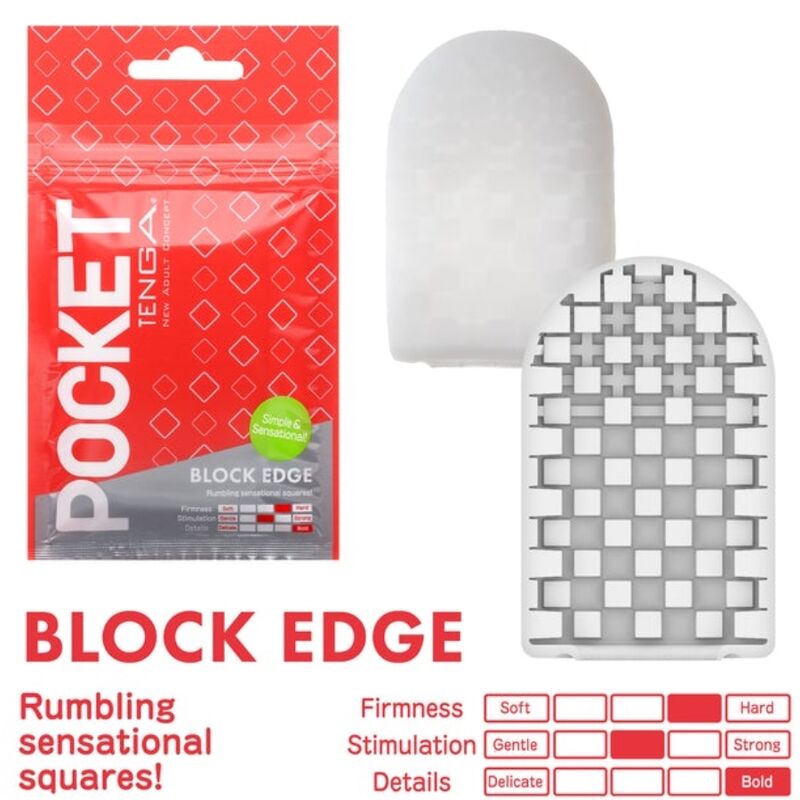 TENGA - MASTURBATOR MIT BLOCKED-EDGE-TASCHE