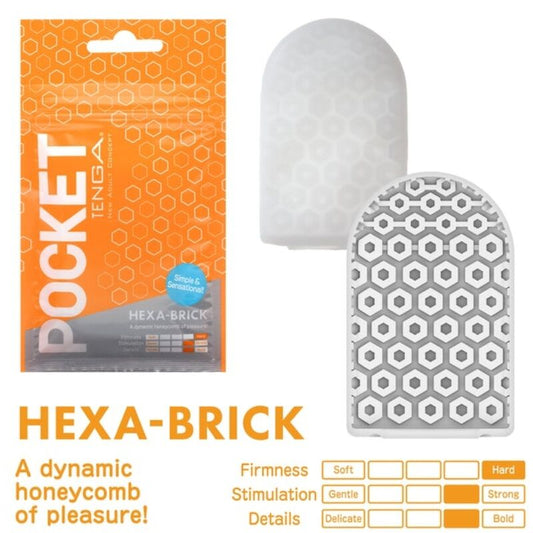 TENGA - HEXA-BRICK-MASTURBATOR-TASCHE