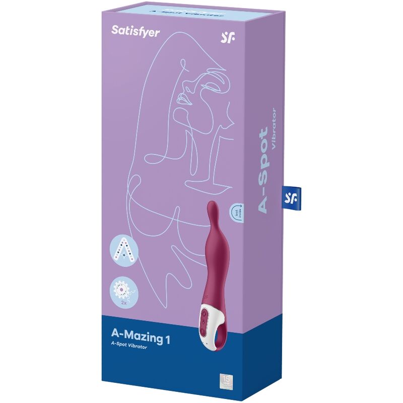 SATISFYER - AMAZING 1 ASPOT VIBRATOR BEERE