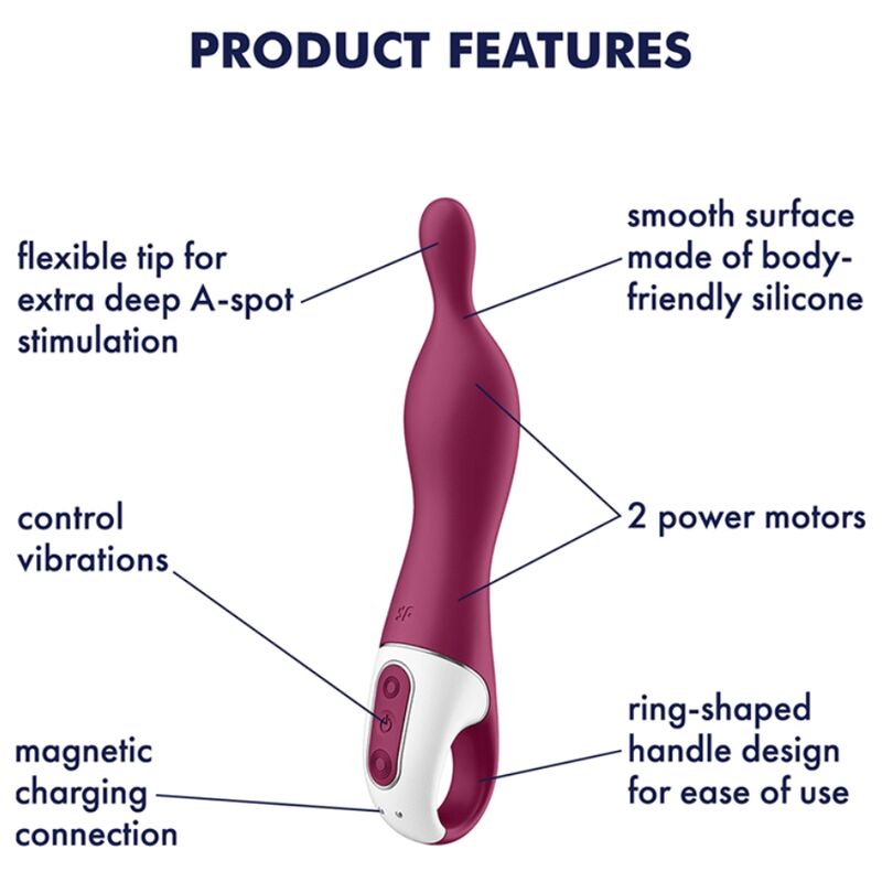 SATISFYER - AMAZING 1 ASPOT VIBRATOR BEERE