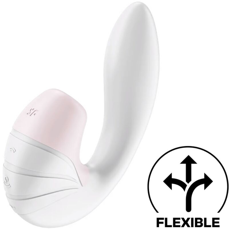 SATISFYER - SUPERNOVA LUFTPULSSTIMULATOR & VIBRATION WEISS