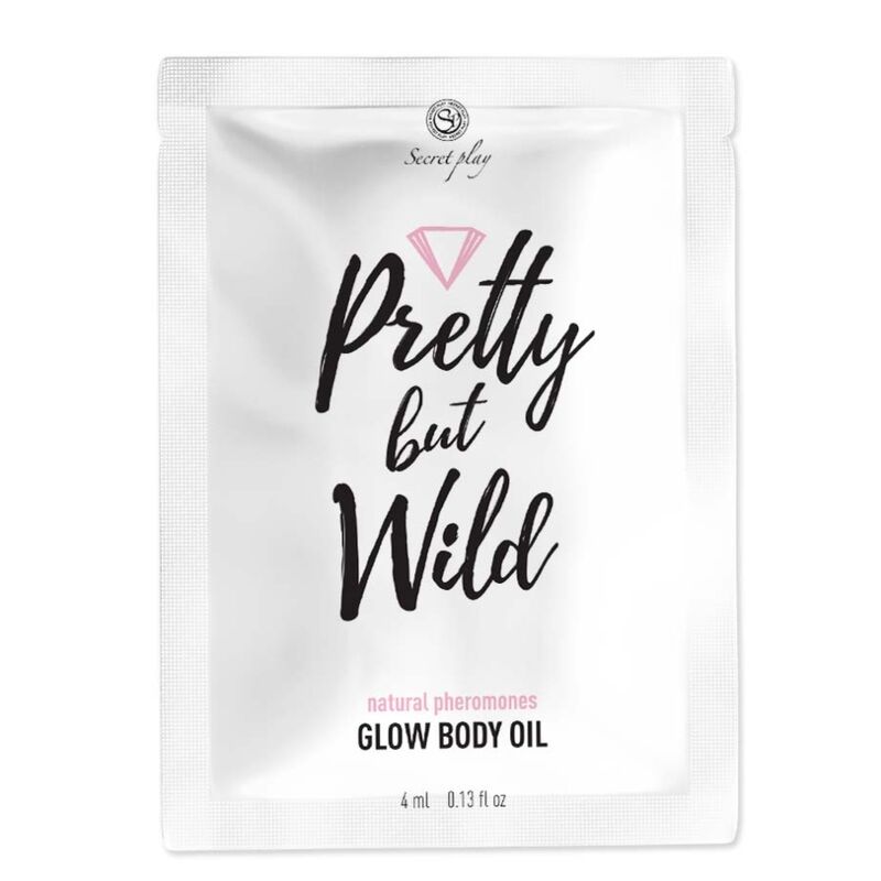 SECRETPLAY - PRETTY ABER WILD GLOW KÖRPERÖL-SACHET