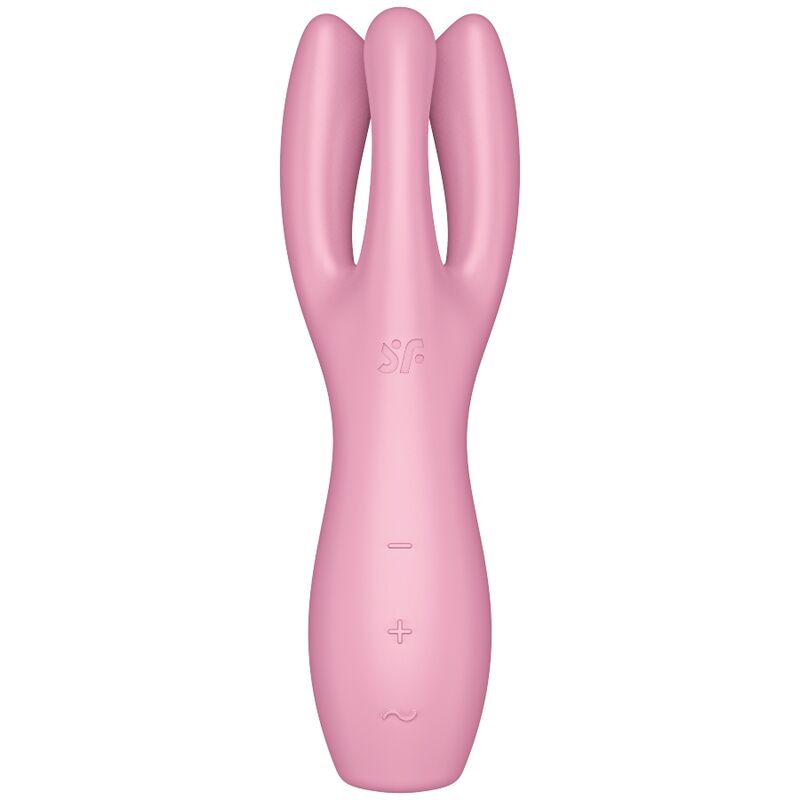 SATISFYER - THREESOME 3 VIBRATOR ROSA