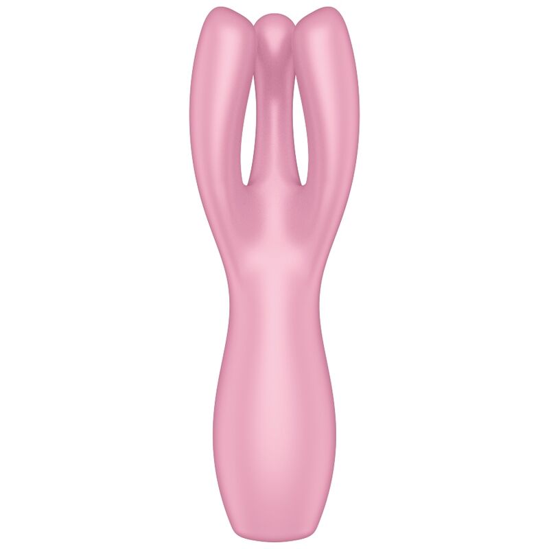 SATISFYER - THREESOME 3 VIBRATOR ROSA