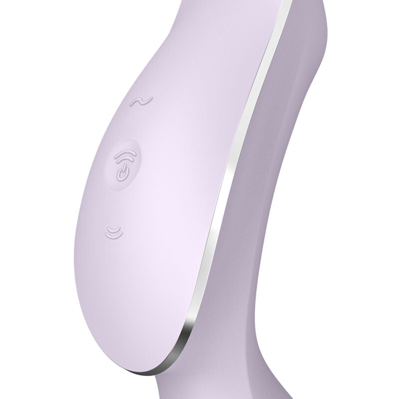 SATISFYER - CURVY TRINITY 2 AIR PULSE VIBRATOR SCHWARZ