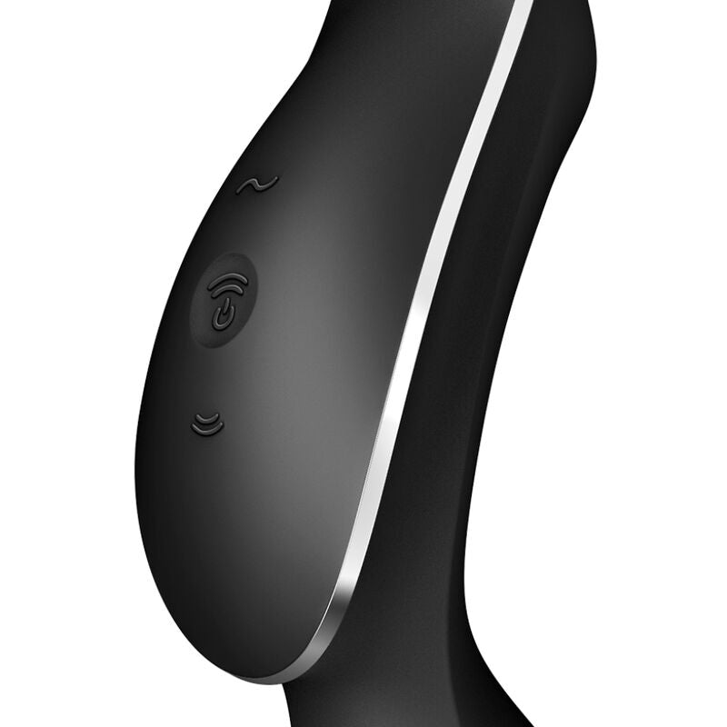 SATISFYER - CURVY TRINITY 2 AIR PULSE VIBRATOR SCHWARZ