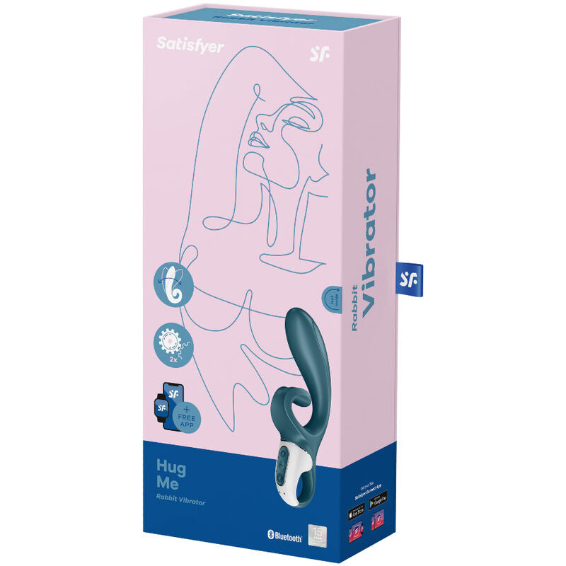 SATISFYER - HUG ME RABBIT VIBRATOR APP ROSA