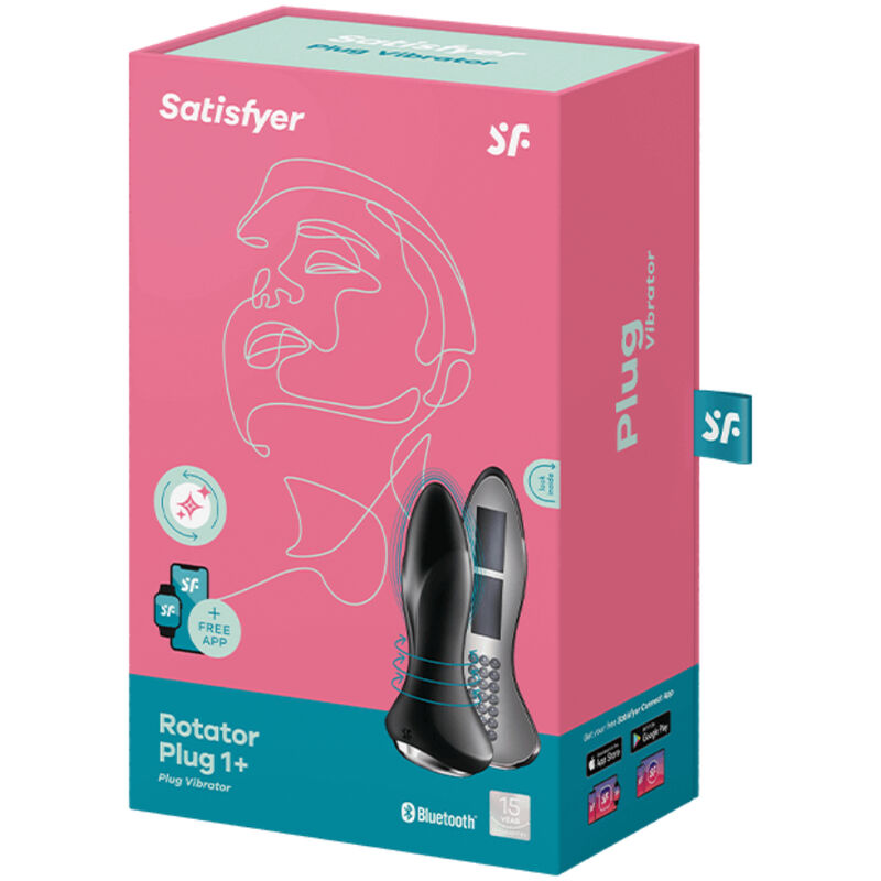 SATISFYER - ROTATOR PLUG 1+ VIBRIERENDE PLUGAPP ROT