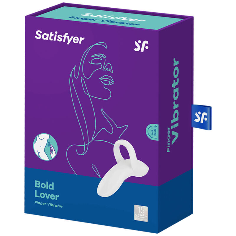 SATISFYER - BOLD LOVER FINGERVIBRATOR WEISS