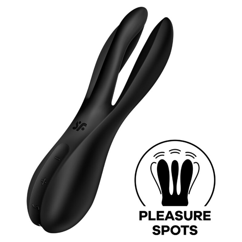 SATISFYER - THREESOME 2 VIBRATOR SCHWARZ