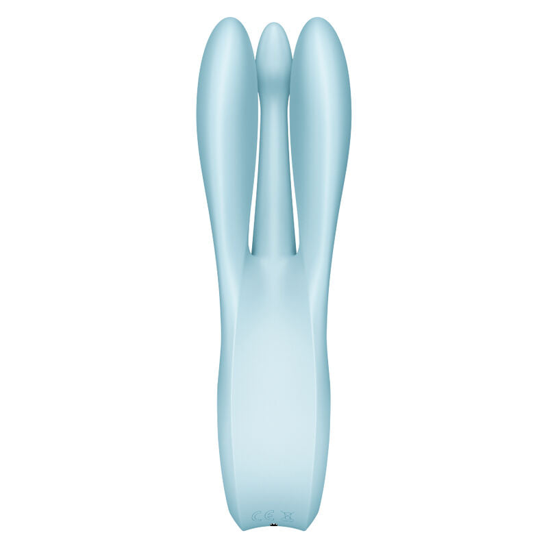 SATISFYER - THREESOME 1 VIBRATOR BLAU