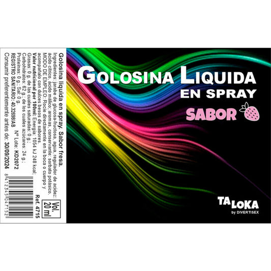 TALOKA - FLÜSSIGES ERDBEER-SÜSSIGKEITEN-SPRAY