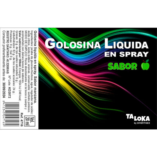 TALOKA - FLÜSSIGES APFEL-SÜSSIGKEITEN-SPRAY