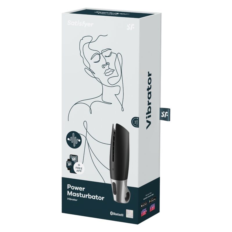 SATISFYER - POWER MASTURBATOR SCHWARZ