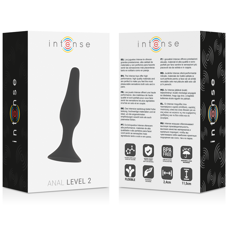 INTENSE - ANAL STUFE 2 11,5CM SCHWARZ