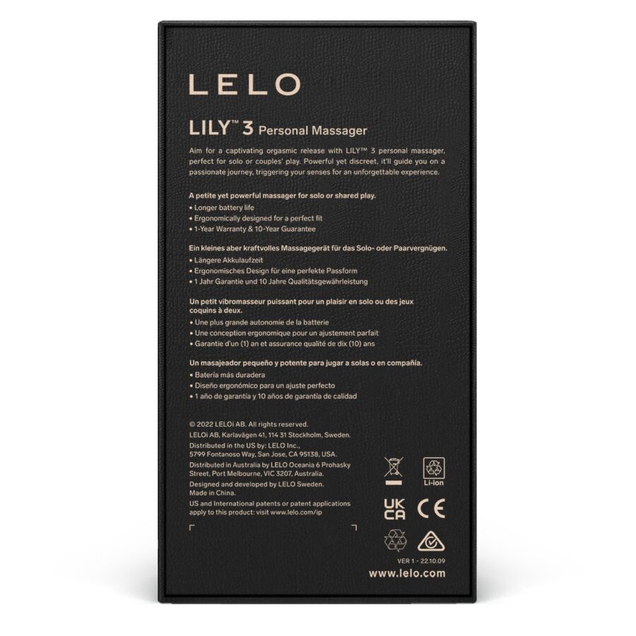 LELO - LILY 3 PERSÖNLICHES MASSAGER - POLARGRÜN