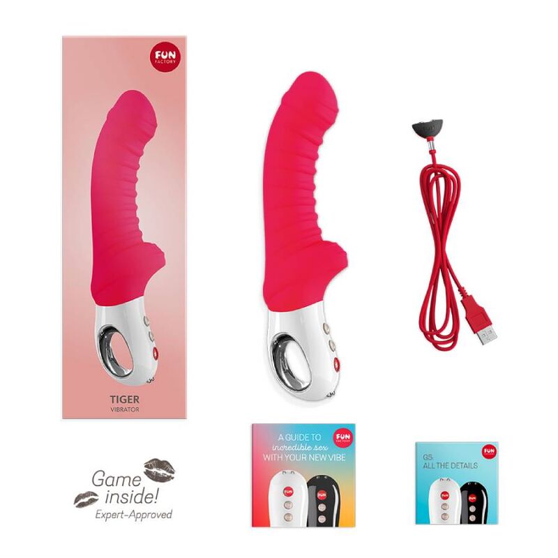 FUN FACTORY - TIGER G5 VIBRATOR INDIEN ROT