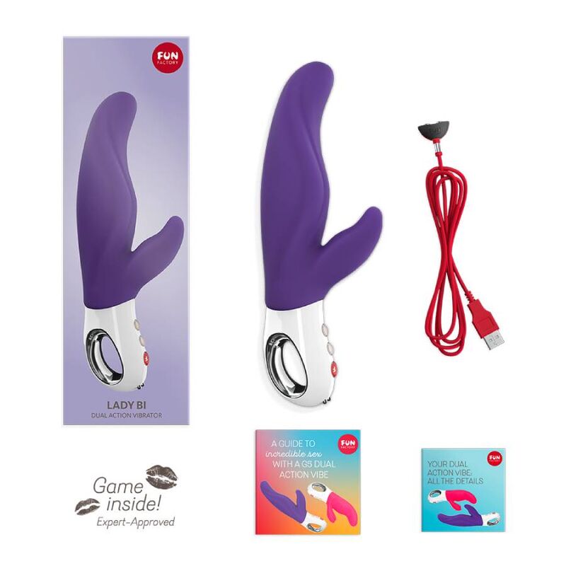 FUN FACTORY - LADY BI DUAL VIBRATOR VIOLETT