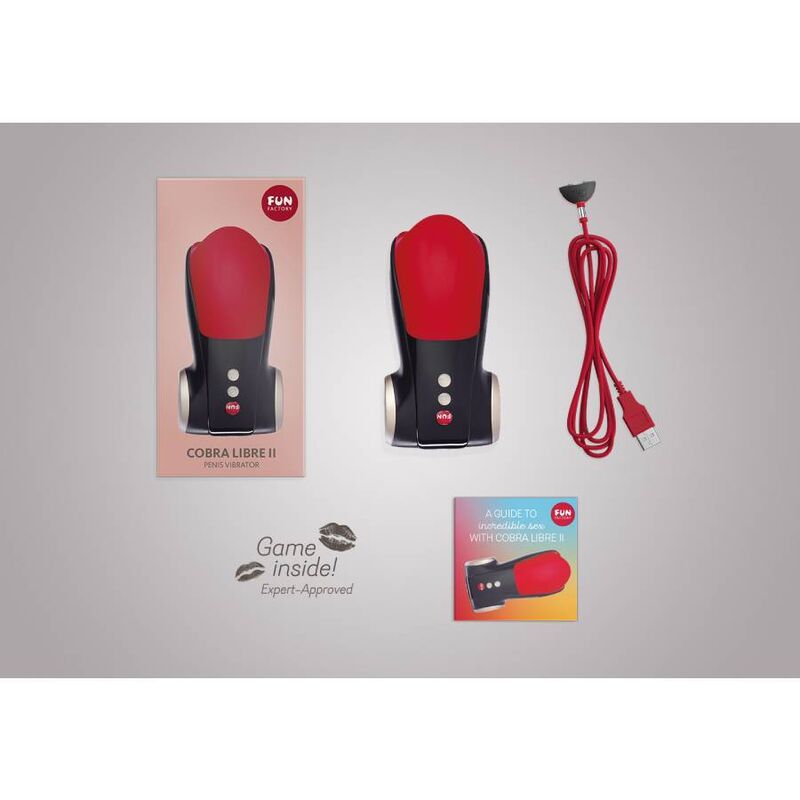 FUN FACTORY - COBRA LIBRE II KOPF DES PENIS-STIMULATORS SCHWARZ ROT