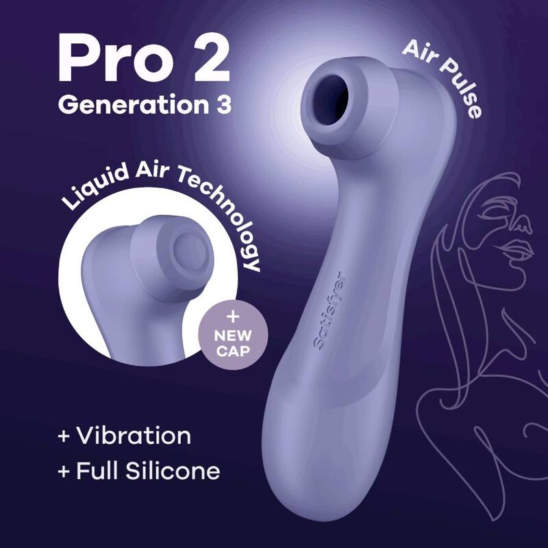 SATISFYER - PRO 2 GENERATION 3 LIQUID AIR TECHNOLOGY WEINROT