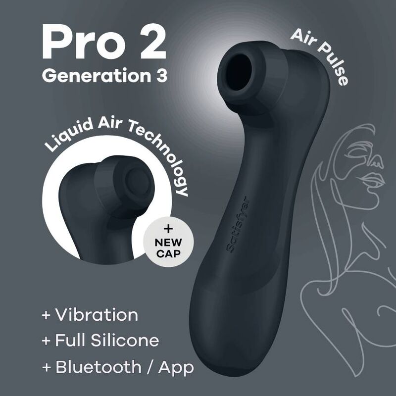 SATISFYER - PRO 2 GENERATION 3 WINE RED BLUETOOTH & APP