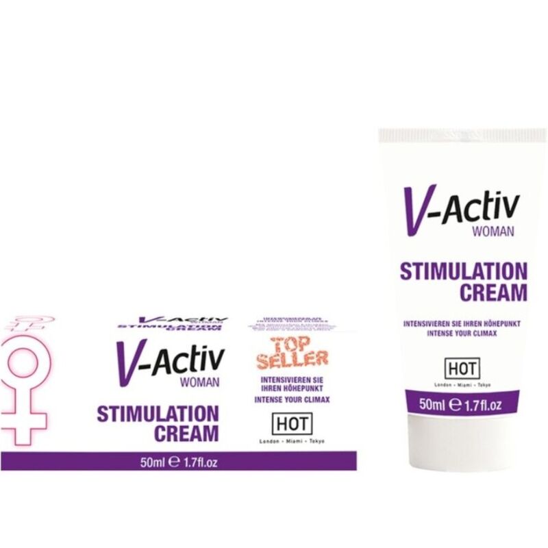 HOT - V-ACTIV STIMULATIONSCREME FRAU 50ML