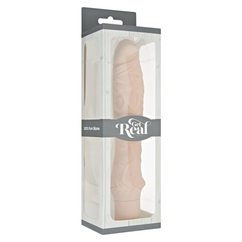 GET REAL - KLASSISCHER GROSSER NATÜRLICHER VIBRATOR