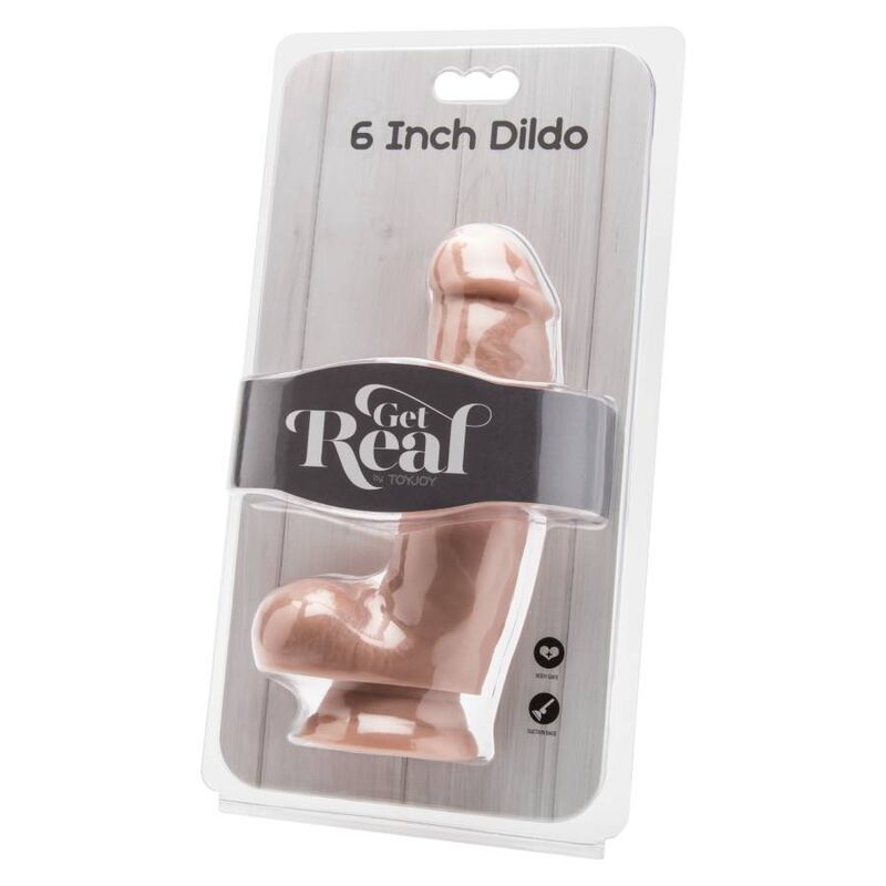 GET REAL - DILDO 12 CM MIT HOLENHAUT