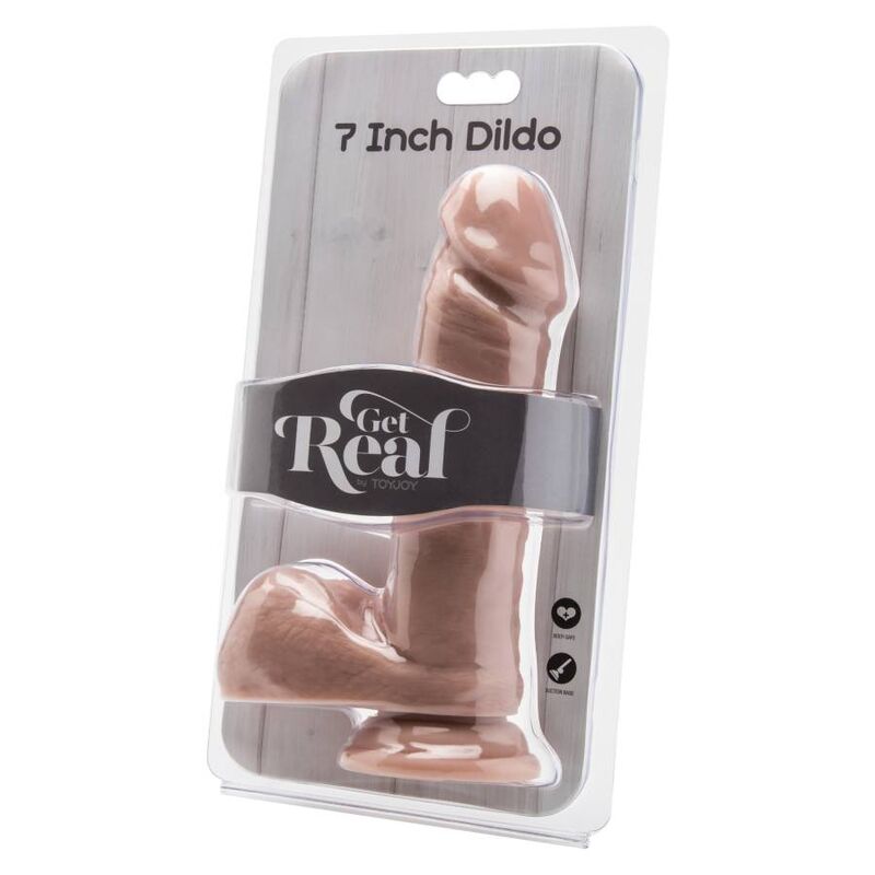 GET REAL - DILDO 18 CM MIT HOLENHAUT