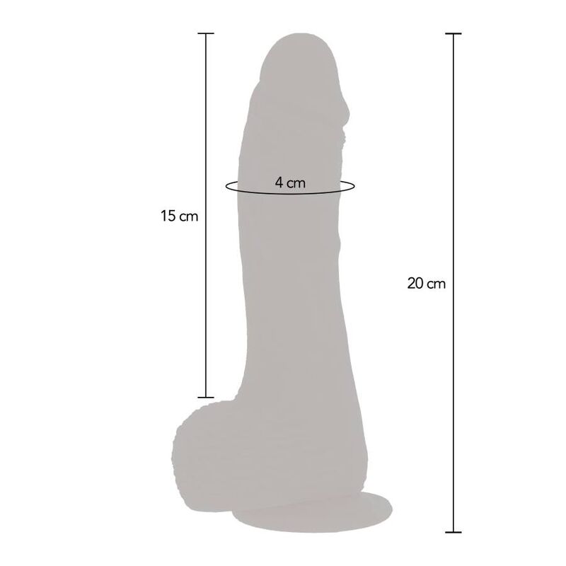 GET REAL - UP&DOWN ROTIERENDE VIBR-DILDO-HAUT