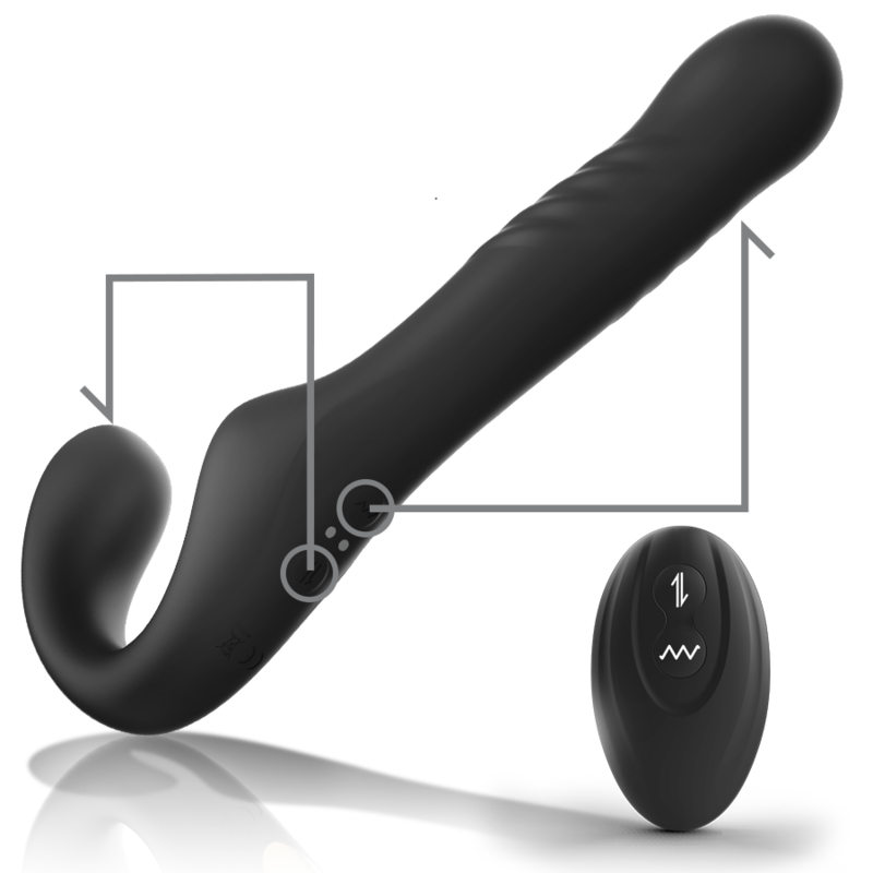 IBIZA - TRGERLOSER VIBRATOR MIT FERNBEDIENUNG