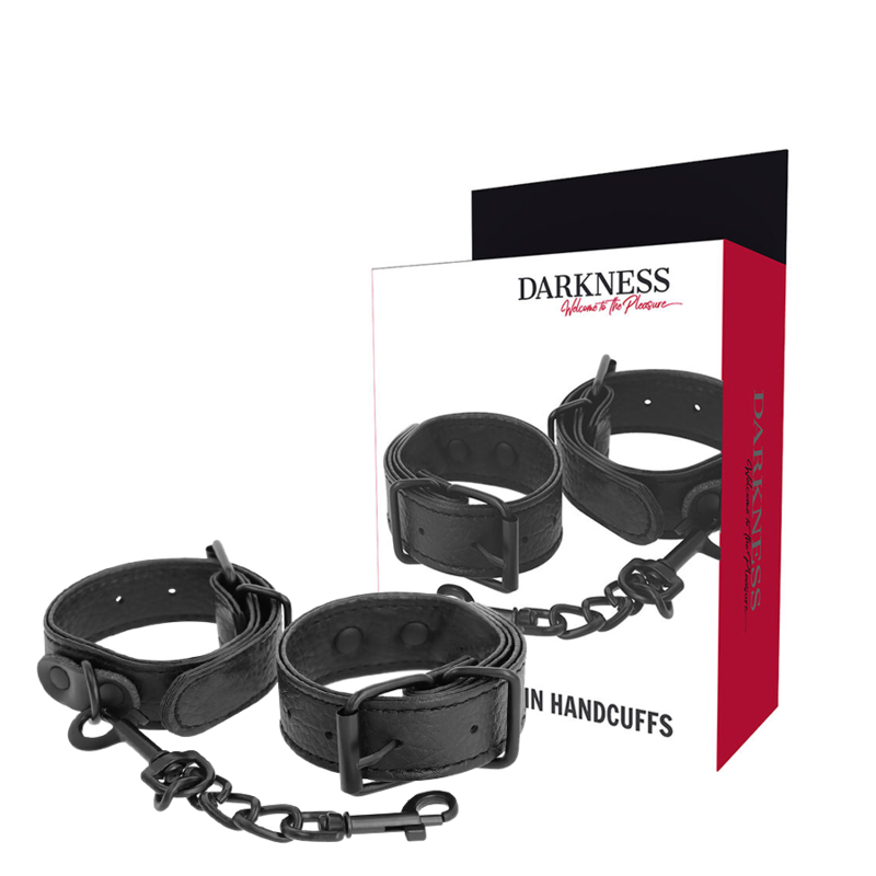 DARKNESS - BREITE, DÜNNE TEXTURIERTE HANDSCHELLEN