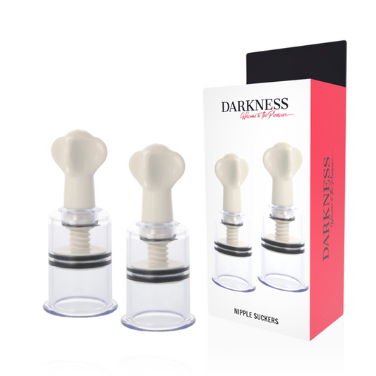 DARKNESS - TRANSPARENTER NIPPELSAUGER MIT 3,1 CM DURCHMESSER